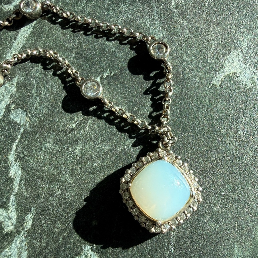 Vintage Joseph Esposito necklace silver, chain 16-18”